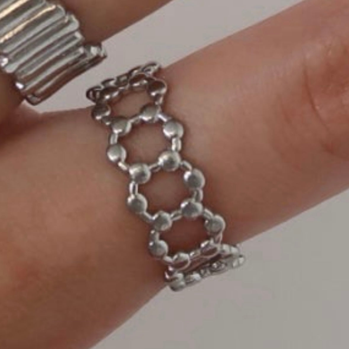 Silver Cinnamon Ring