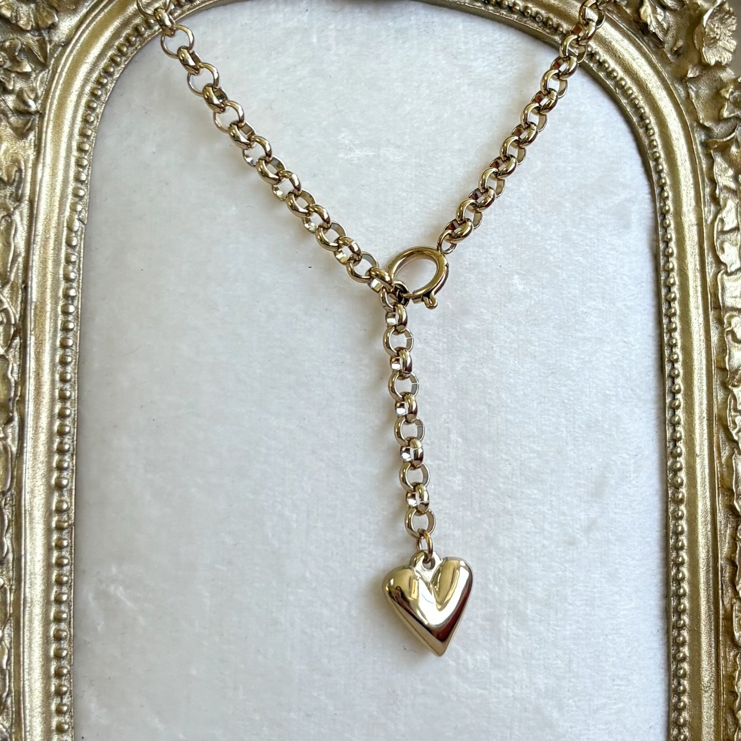 Gold Y Cupid Necklace