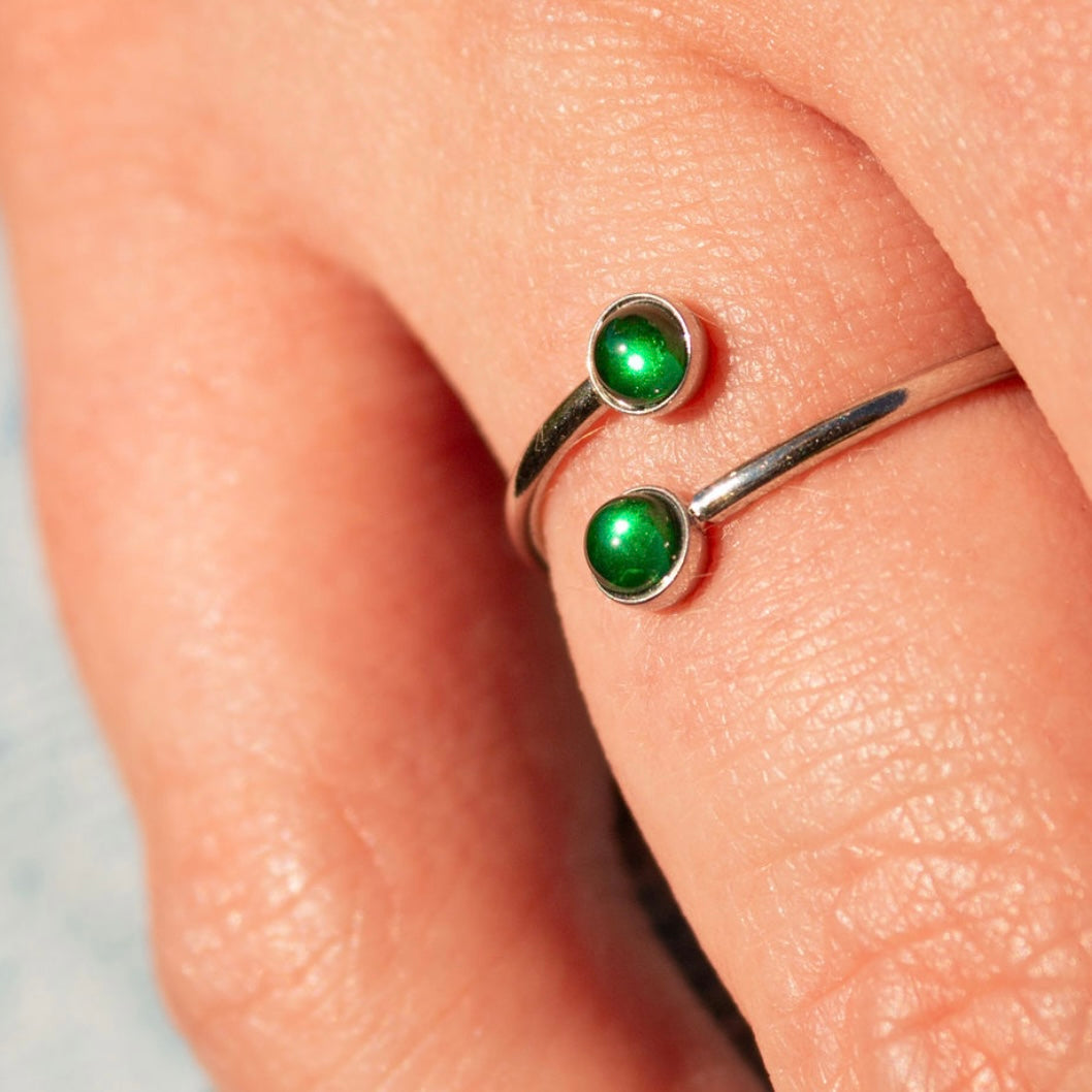 Silver Ivy Ring
