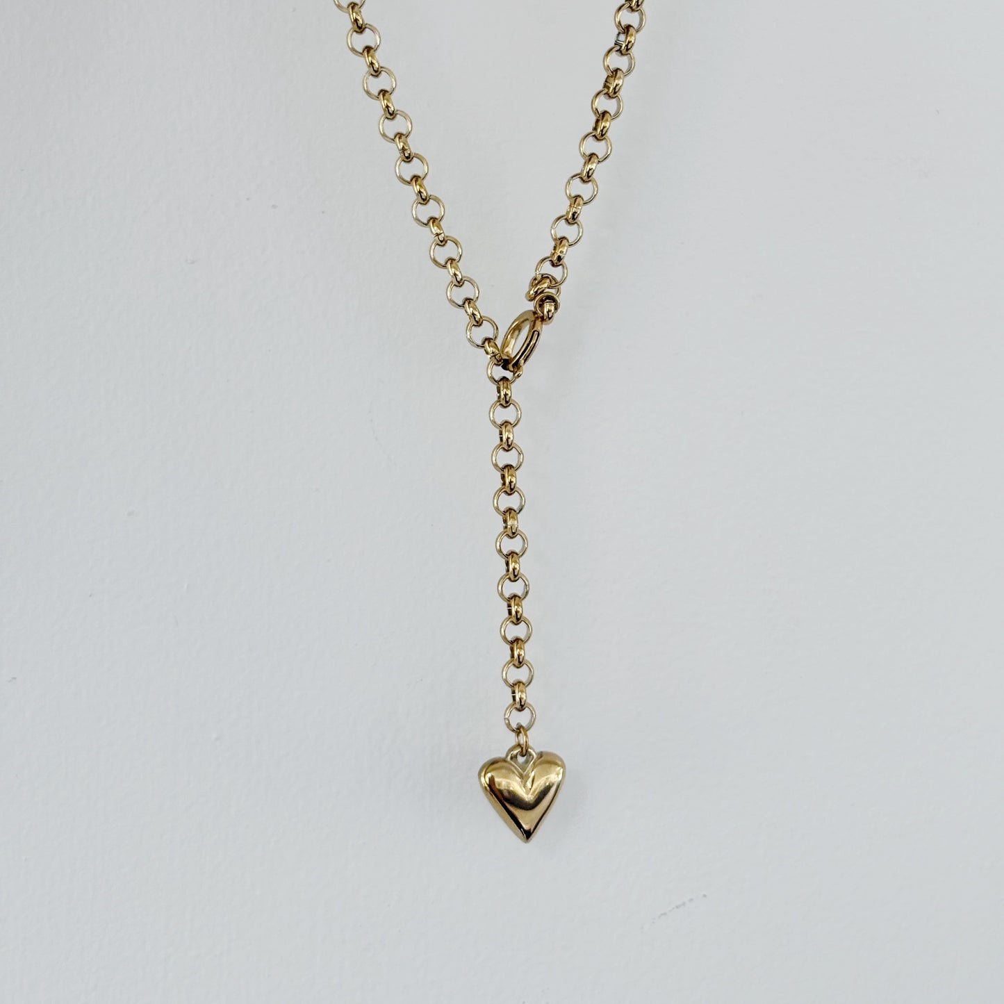 Gold Y Cupid Necklace