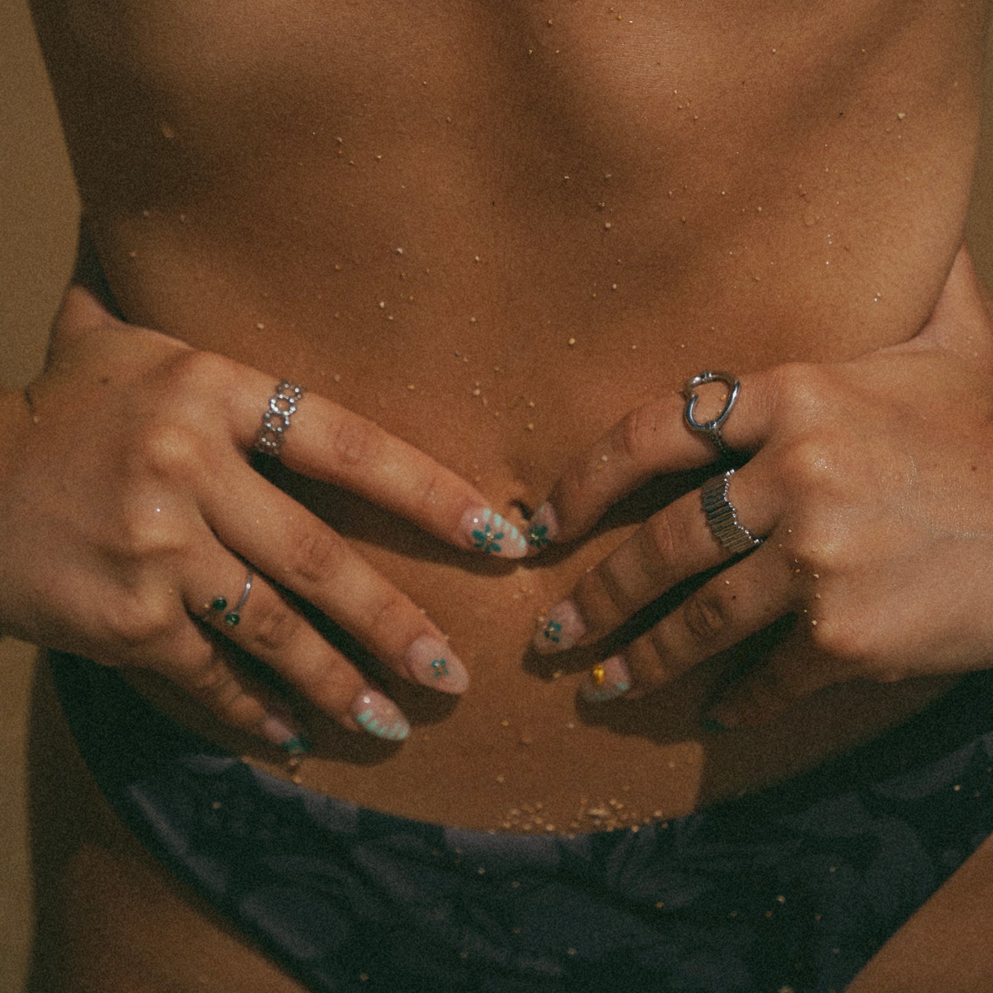 Silver In + Out Ring