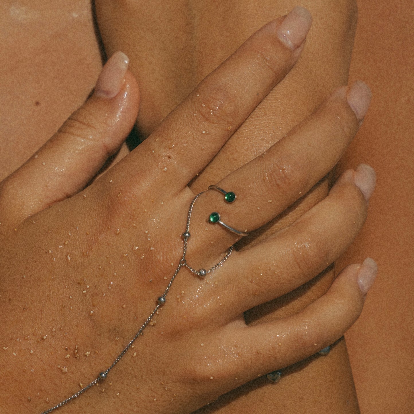 Silver Ivy Ring