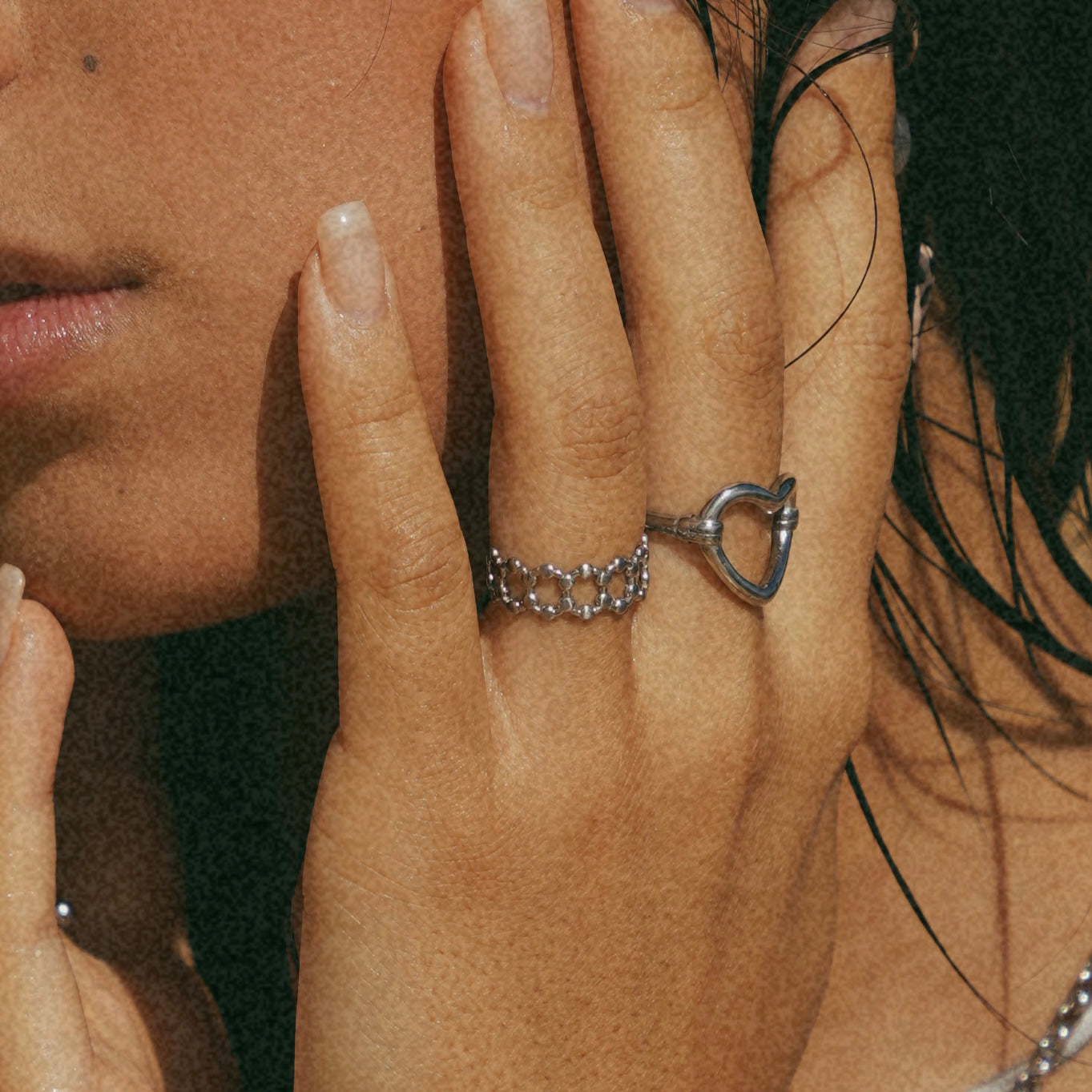 Silver Cinnamon Ring