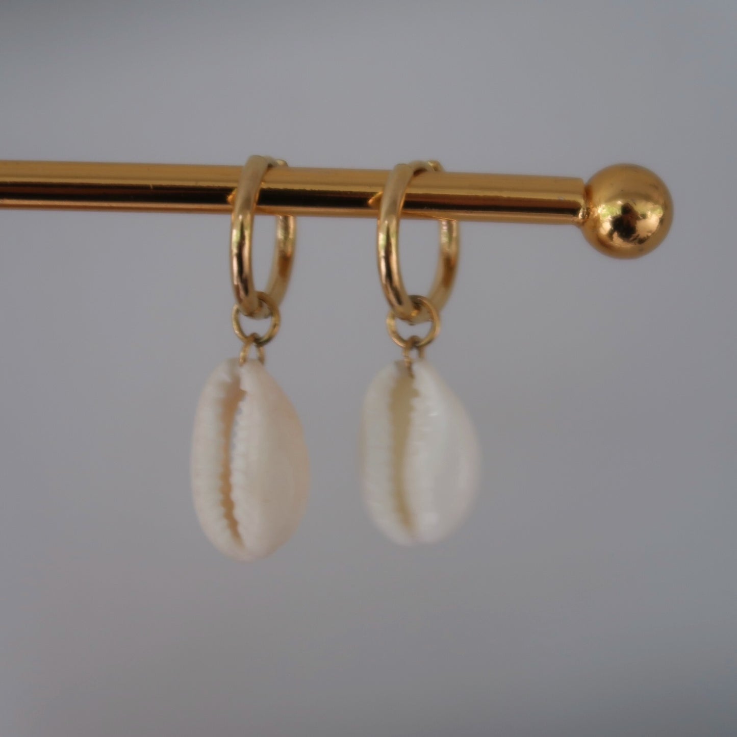 Gold Shell Earrings