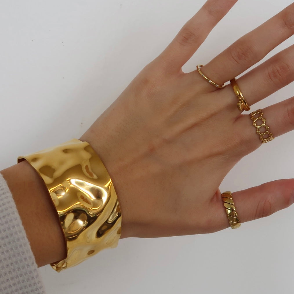 Gold Dubai Bangle Bracelet