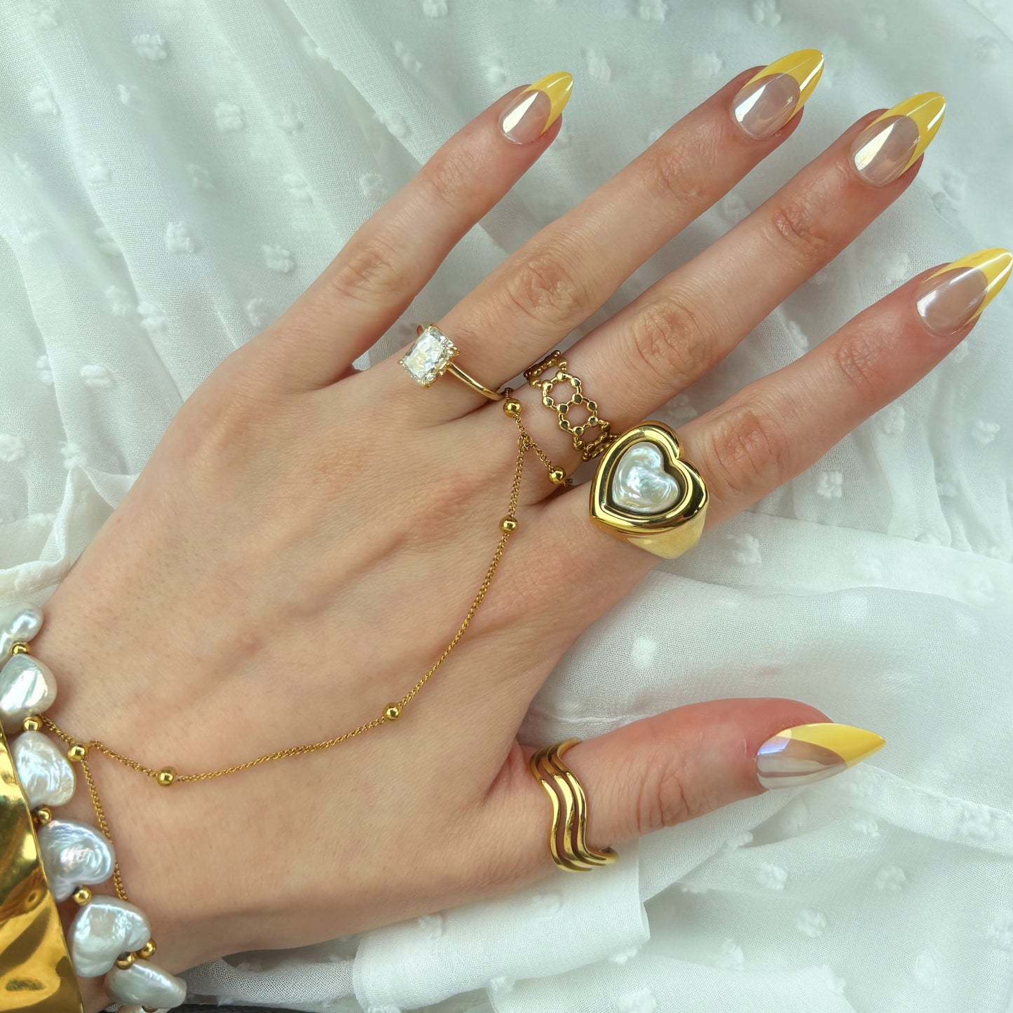 Gold Ocean Dive Ring