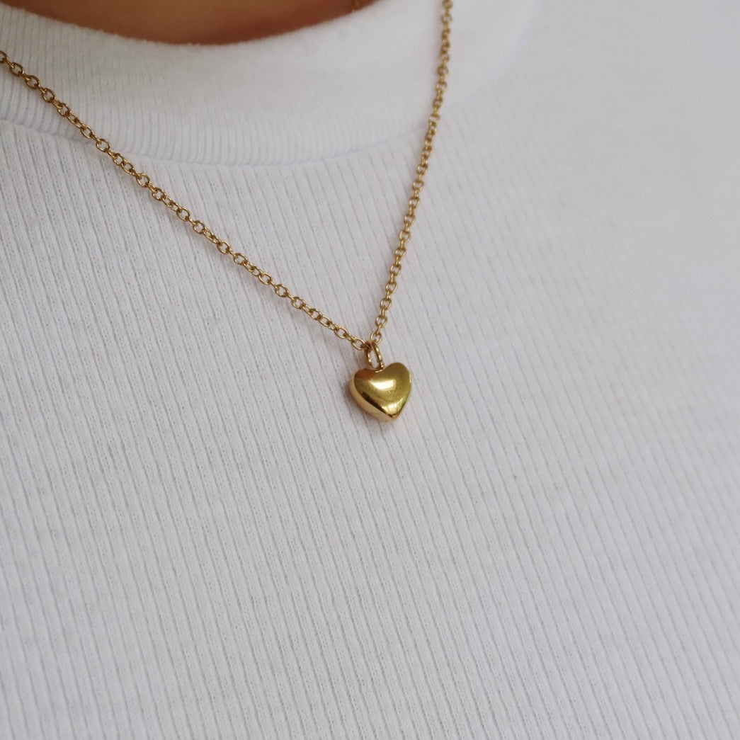 Gold I <3 You Necklace