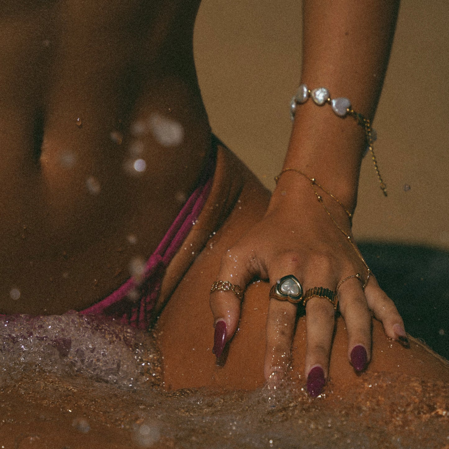 Gold Ocean Dive Ring