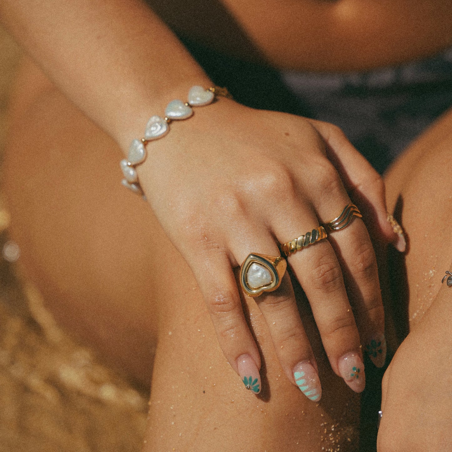 Gold Ocean Dive Ring