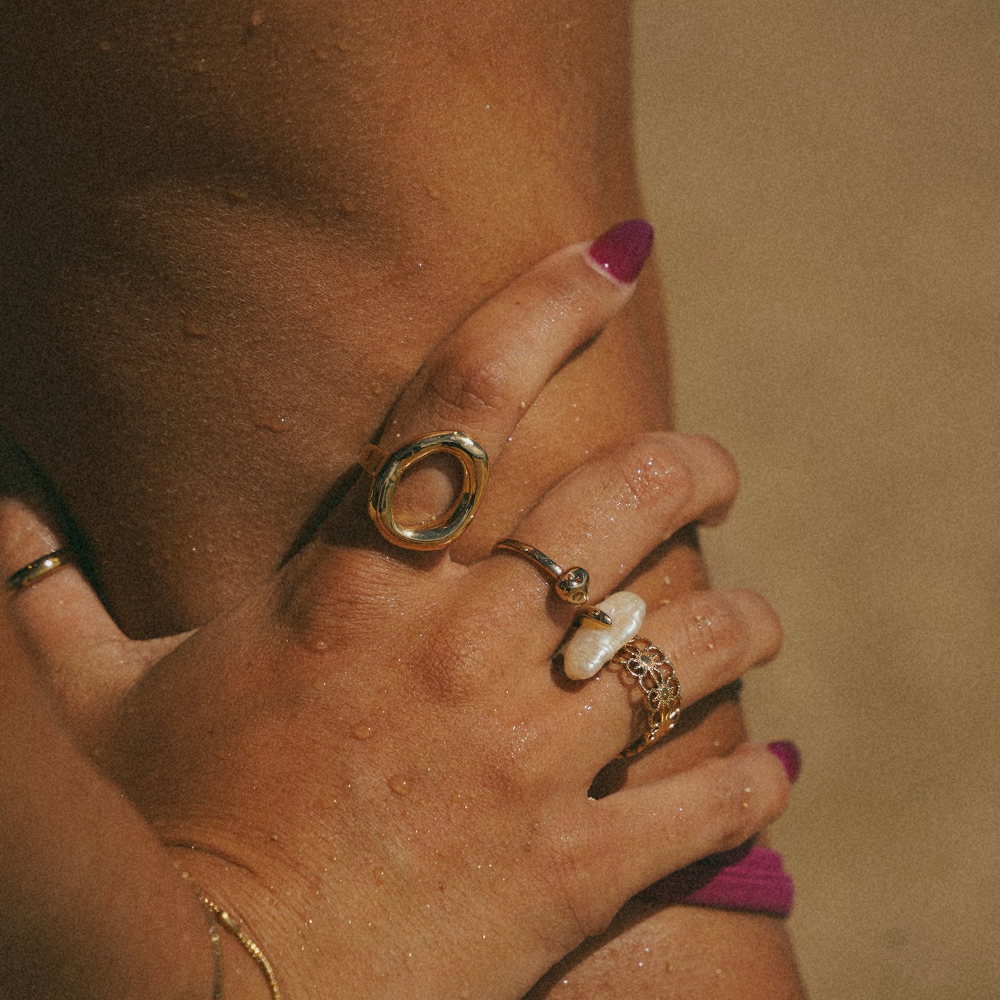 Gold Irregular Ring