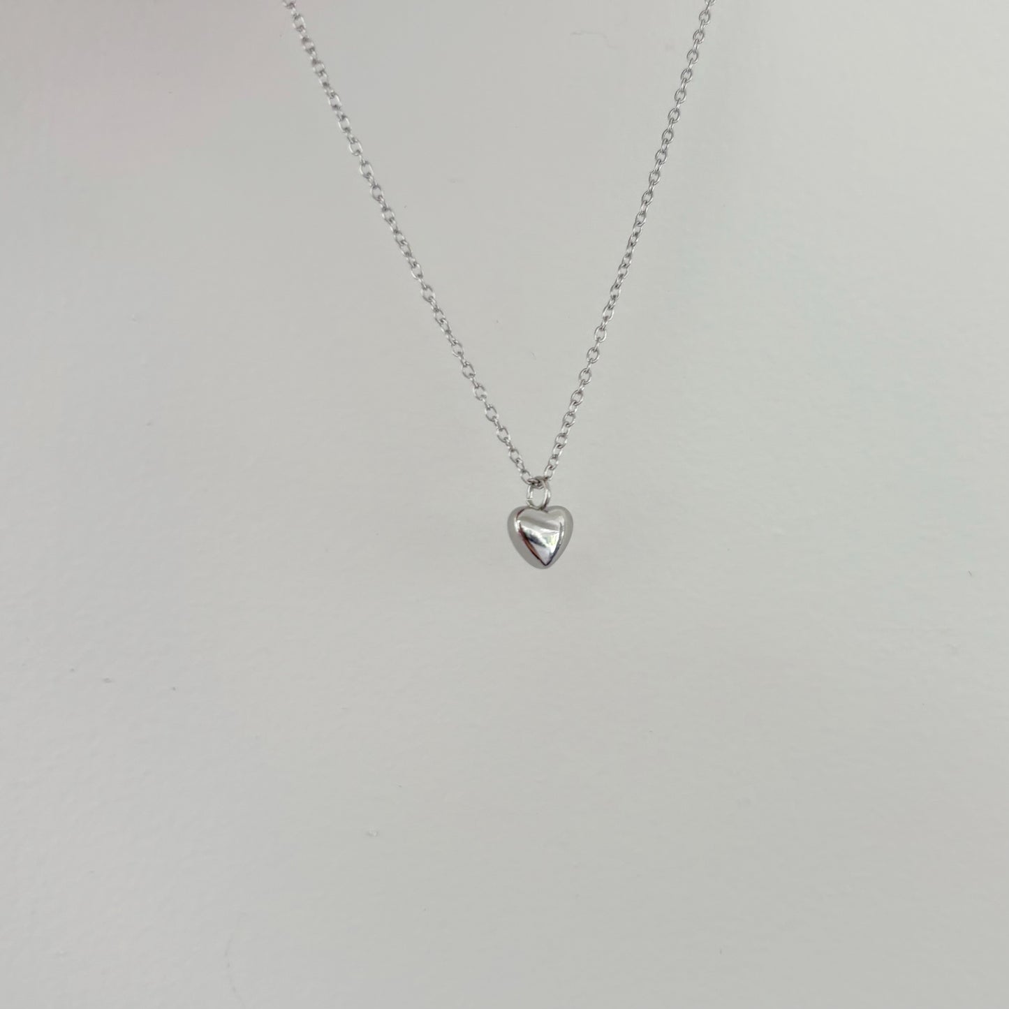Silver I <3 You Necklace
