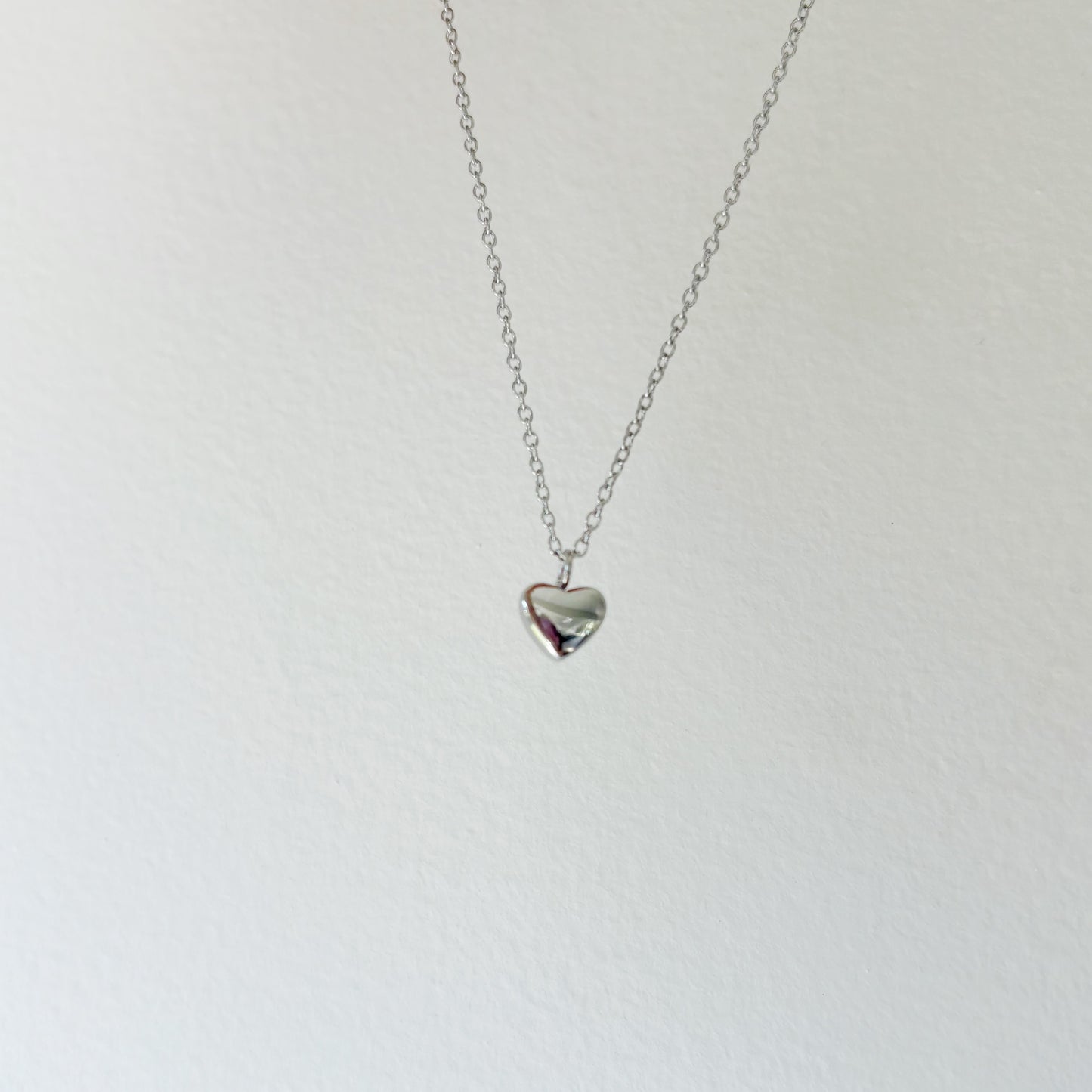 Silver I <3 You Necklace