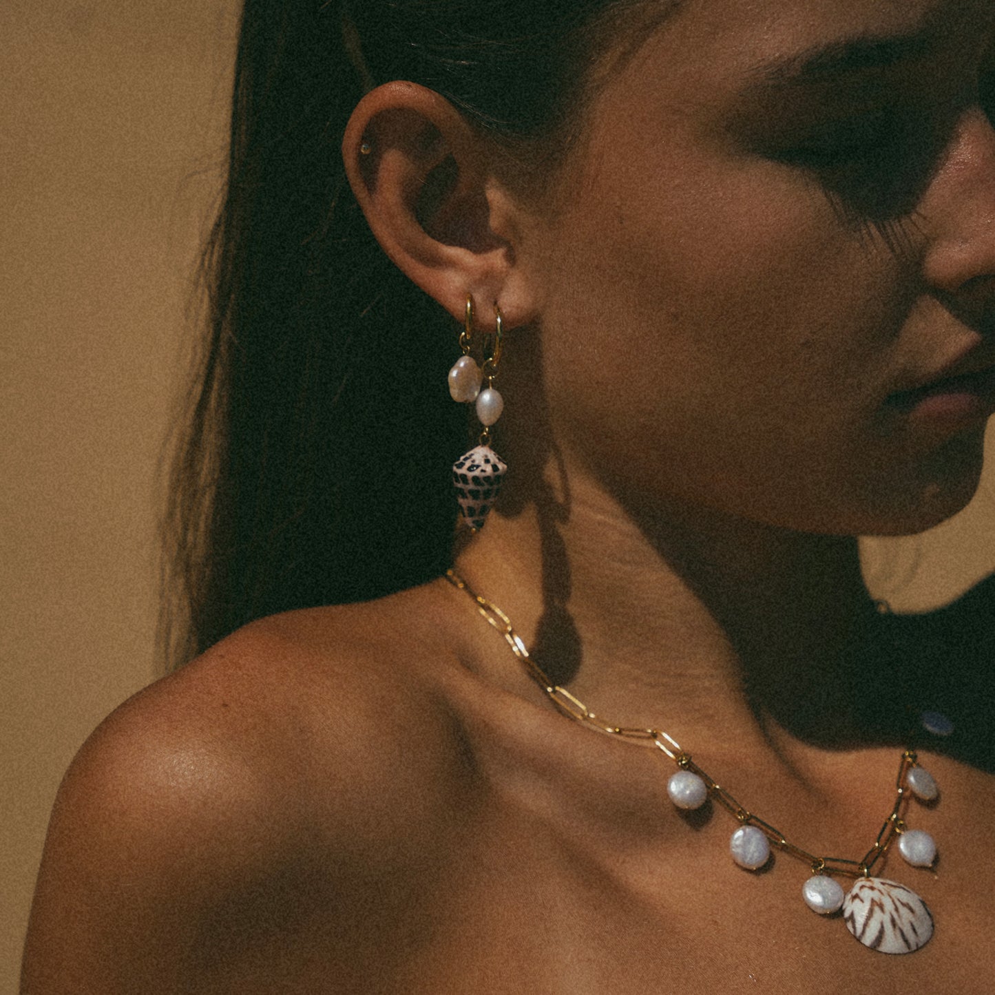 Tiger Lily Charm Necklace