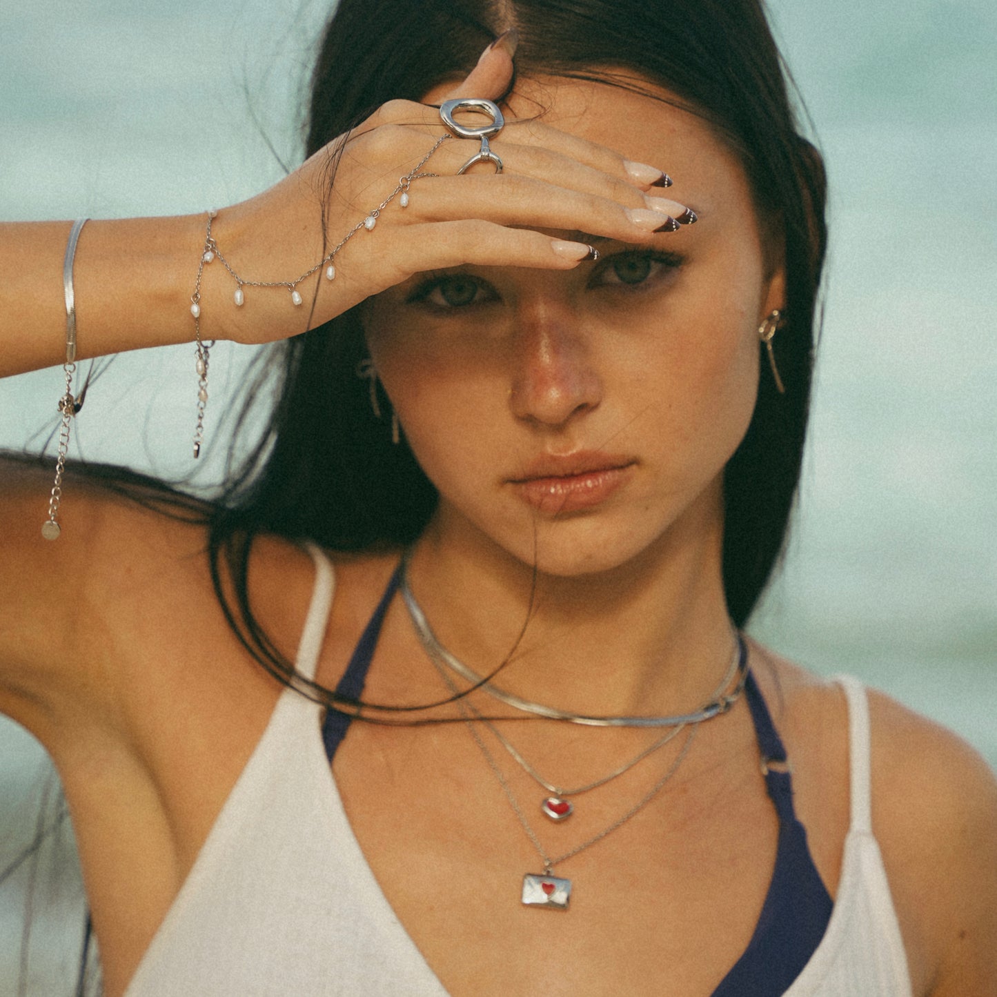 Silver Love Letter Necklace