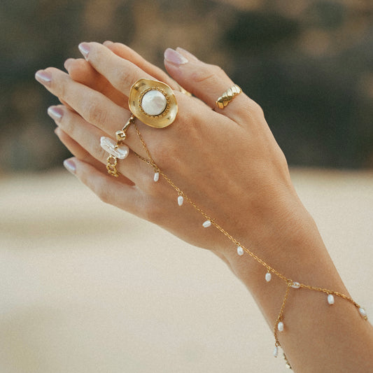 Gold Plain Jane Handchain