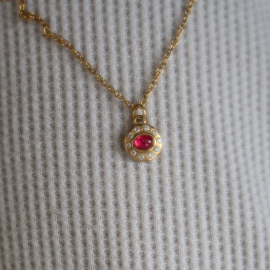 Ruby Rue Necklace