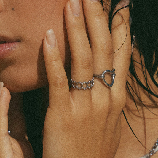 Silver Cinnamon Ring