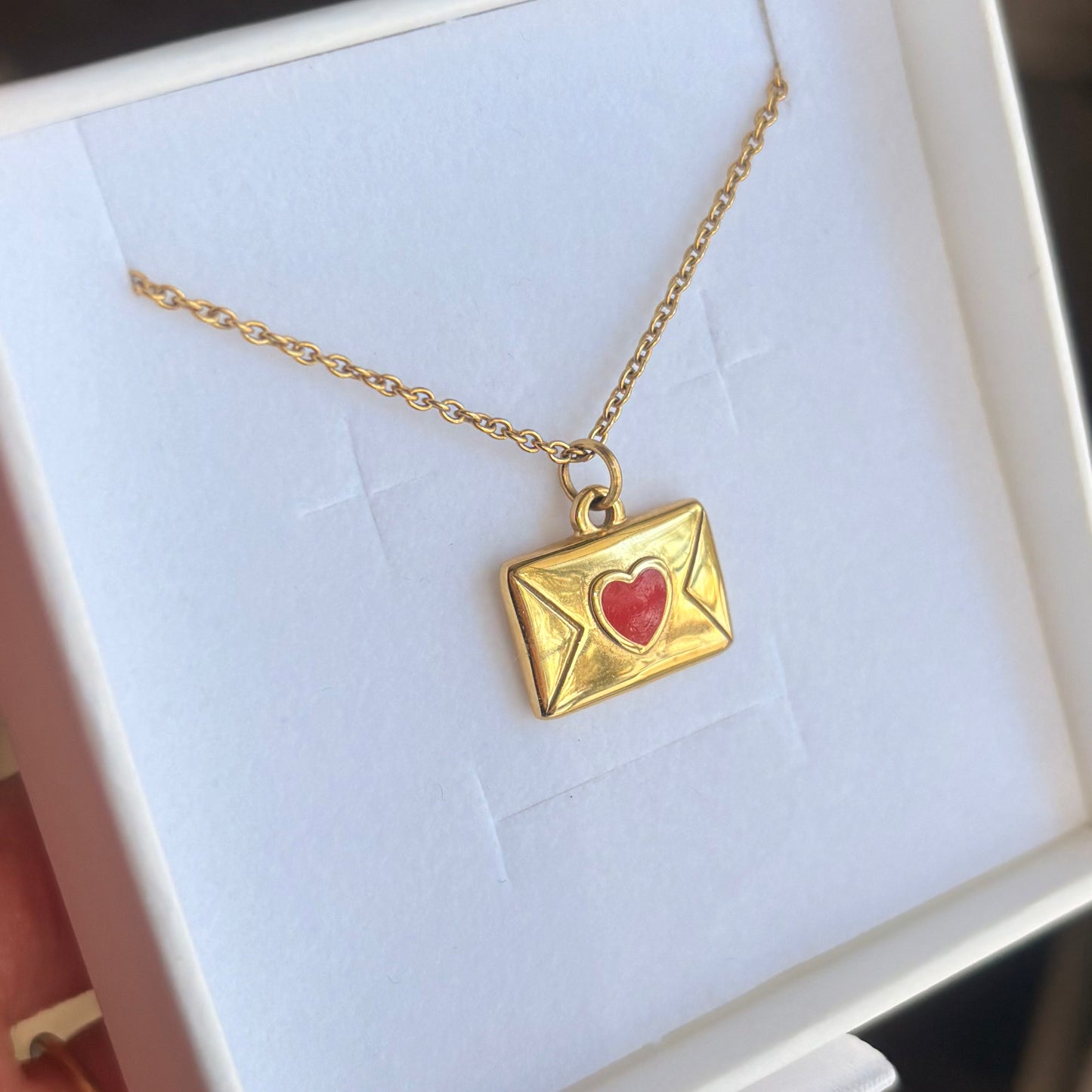 Gold Love Letter Necklace