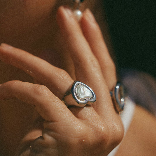 Silver Ocean Dive Ring