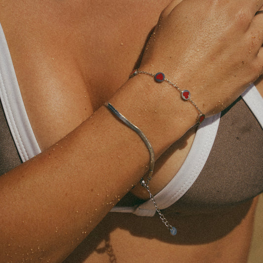 Silver Snake Chain Bracelet